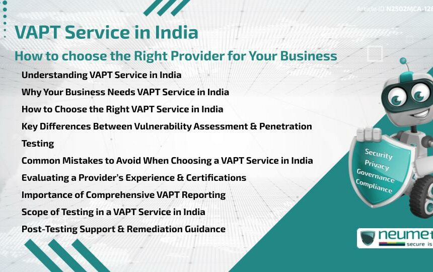 VAPT Service in India: How to choose the Right Provider for Your Business