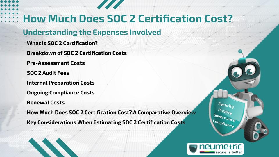 How much does SOC 2 Certification cost? Understanding the Expenses Involved