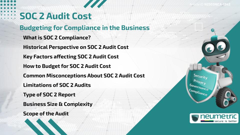 SOC 2 Audit Cost: Budgeting for Compliance in the Business