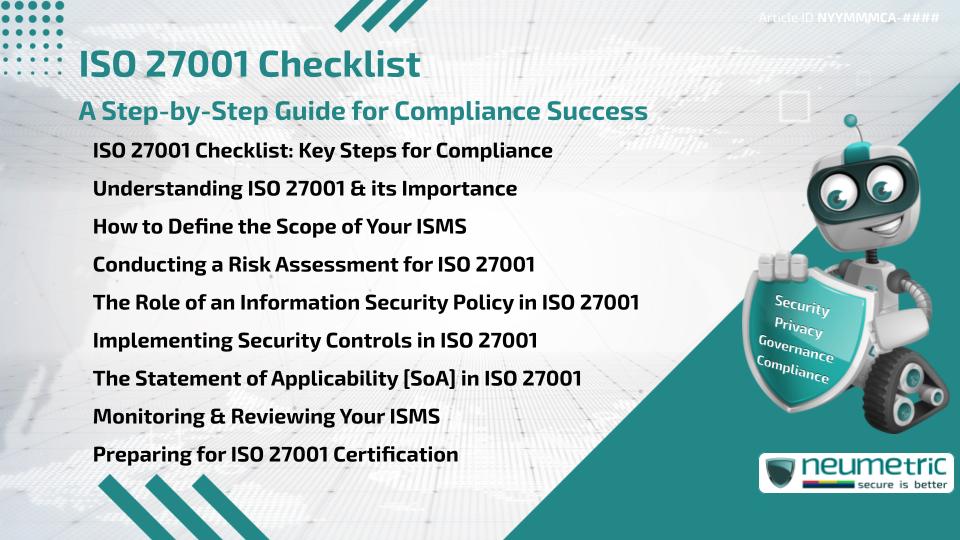 ISO 27001 Checklist: A Step-by-Step Guide for Compliance Success