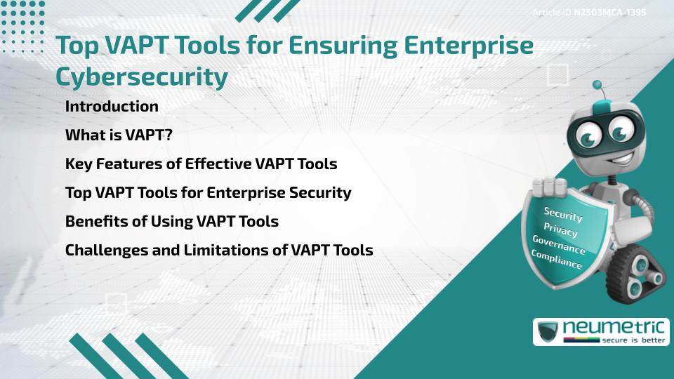 Top VAPT Tools for Ensuring Enterprise Cybersecurity