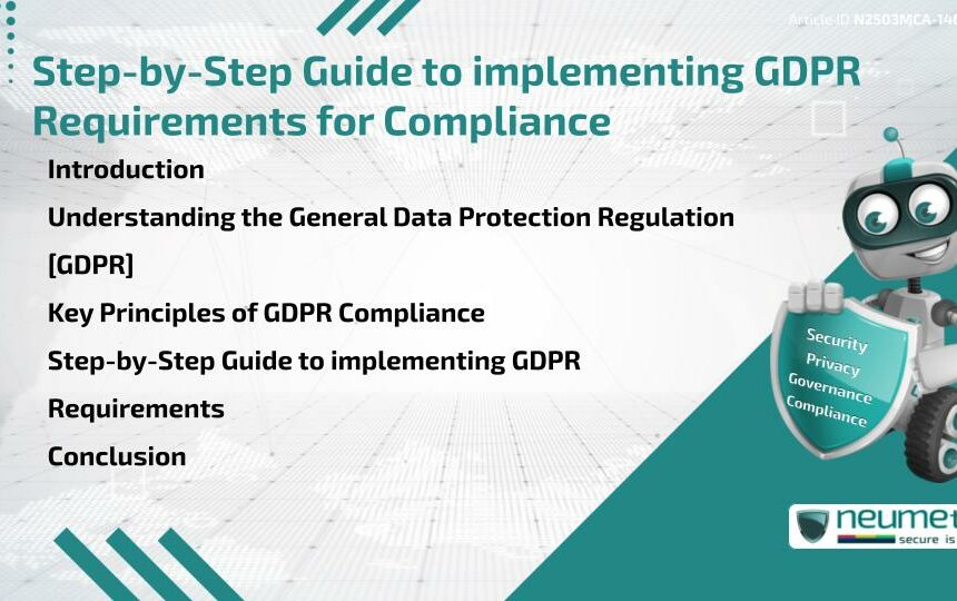 Step-by-Step Guide to implementing GDPR Requirements