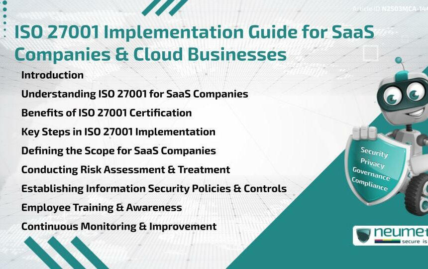 ISO 27001 Implementation Guide for SaaS Companies