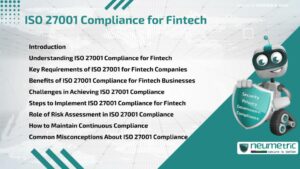 ISO 27001 Compliance for Fintech