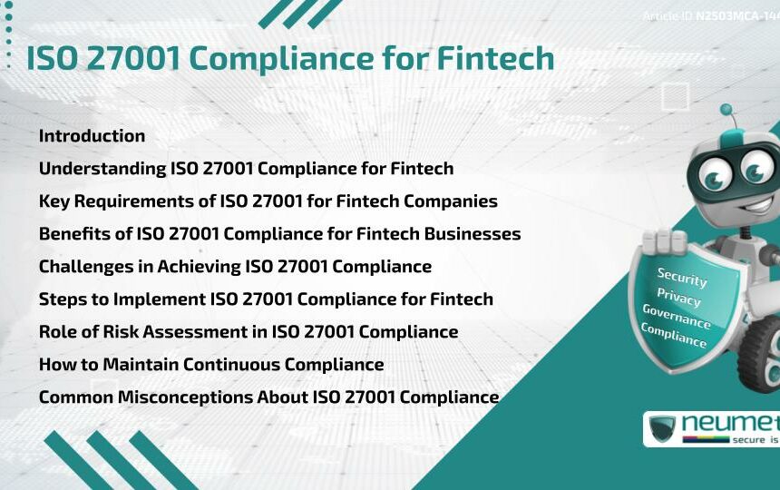 ISO 27001 Compliance for Fintech