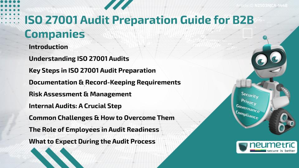 ISO 27001 Audit Preparation Guide for B2B Companies