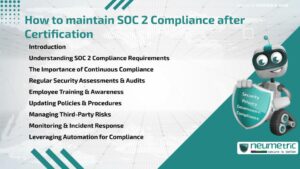 How to maintain SOC 2 Compliance after Certification