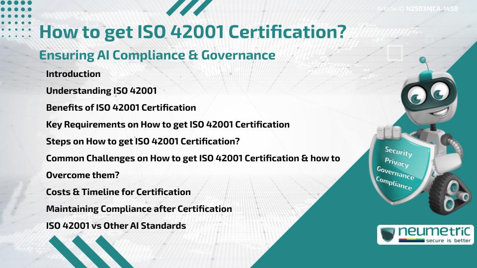 How to get ISO 42001 Certification? Ensuring AI Compliance & Governance