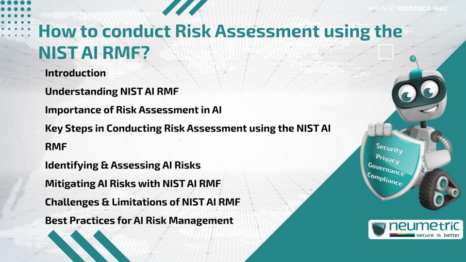 How to conduct Risk Assessment using the NIST AI RMF?