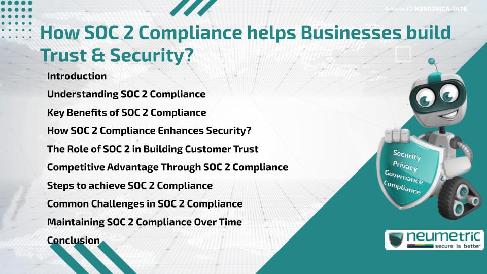 How SOC 2 Compliance helps Businesses build Trust & Security?