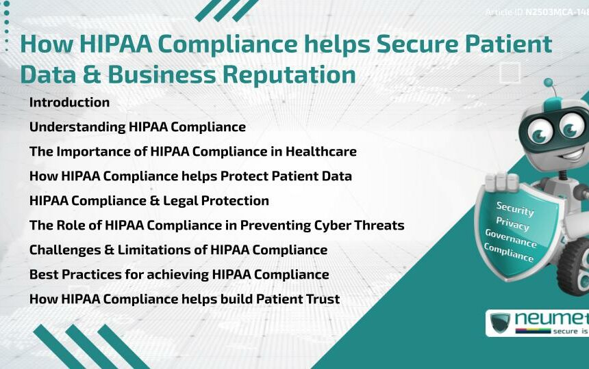 How HIPAA Compliance helps Secure Patient Data & Business Reputation