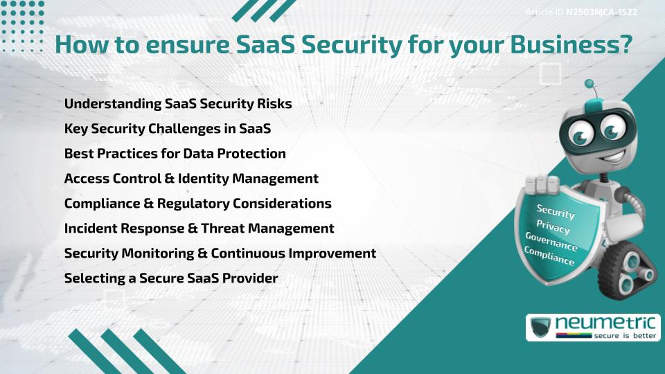 How to ensure SaaS Security for your Business?