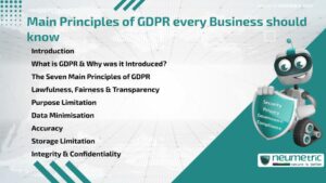 Main Principles of GDPR every Business should know