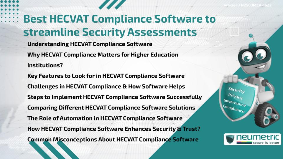 Best HECVAT Compliance Software to streamline Security Assessments